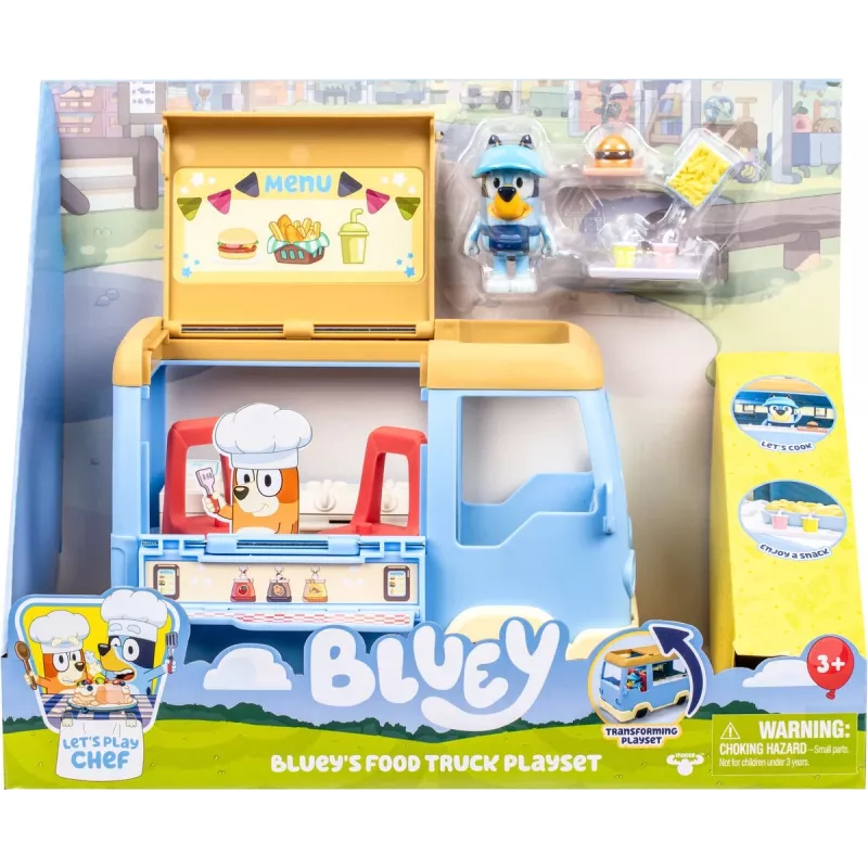 Žaislų rinkinys TMTOYS Moose Toys MS18919 — Bluey kavinės žaidimų rinkinys, plastikinis, įvairiaspalvis, nuo 3 metų