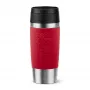 EMSA Travel Mug Classic N2020400 kelioninis puodelis 360 ml Juoda, Raudona, Nerūdijantis plienas