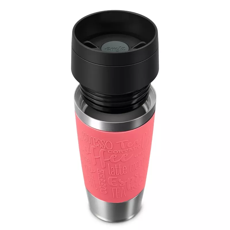 EMSA Travel Mug Classic 360 ml koralinis nerūdijančio plieno kelioninis puodelis