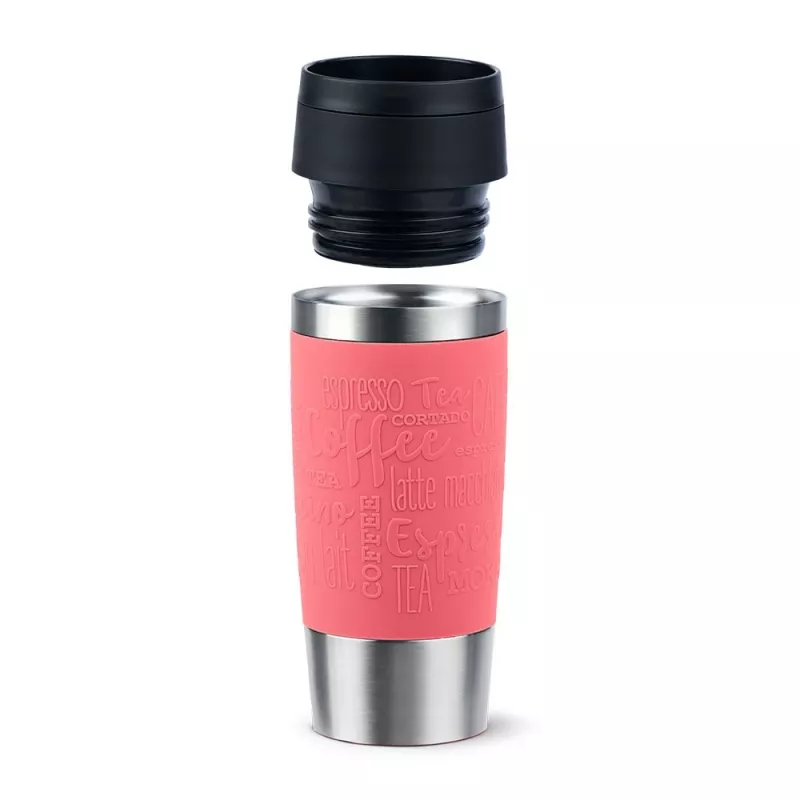 EMSA Travel Mug Classic 360 ml koralinis nerūdijančio plieno kelioninis puodelis