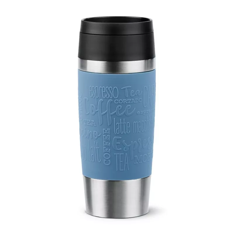 EMSA Travel Mug Classic 360 ml mėlynas nerūdijančio plieno kelioninis puodelis