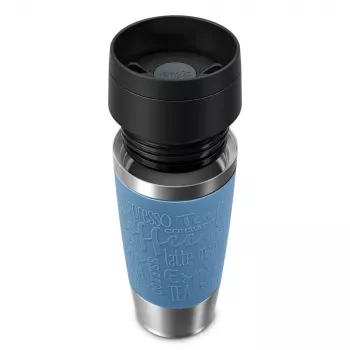 EMSA Travel Mug Classic 360 ml mėlynas nerūdijančio plieno kelioninis puodelis