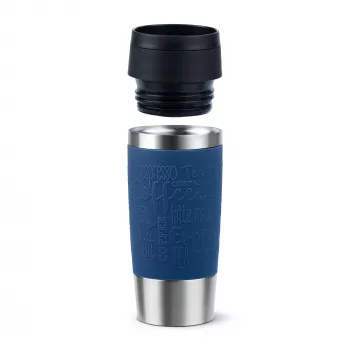 EMSA Travel Mug Classic N2020300 kelioninis puodelis 360 ml Juoda, Mėlyna, Nerūdijantis plienas Nerūdijantis plienas