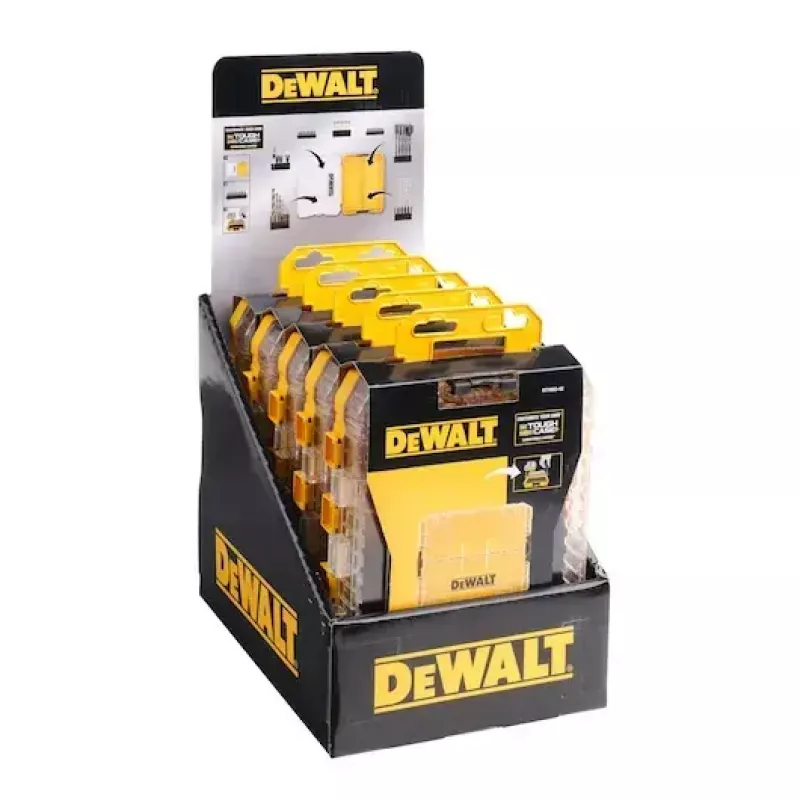 Smulkių dalių dėžutė DeWalt DT70803-QZ 175×265×50 mm juoda/geltona, pakuotėje 5 vnt.