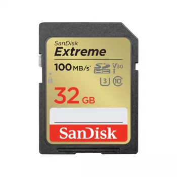WESTERN DIGITAL Extreme 32GB SDHC atminties kortelė iki 100 MB/s UHS-I Class 10 U3 V30