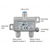 Goobay SAT Priority Splitter kabelių skirstytuvas