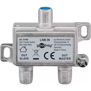 Goobay SAT Priority Splitter kabelių skirstytuvas