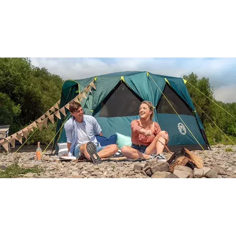 Tent Coleman Octagon Green Geltona