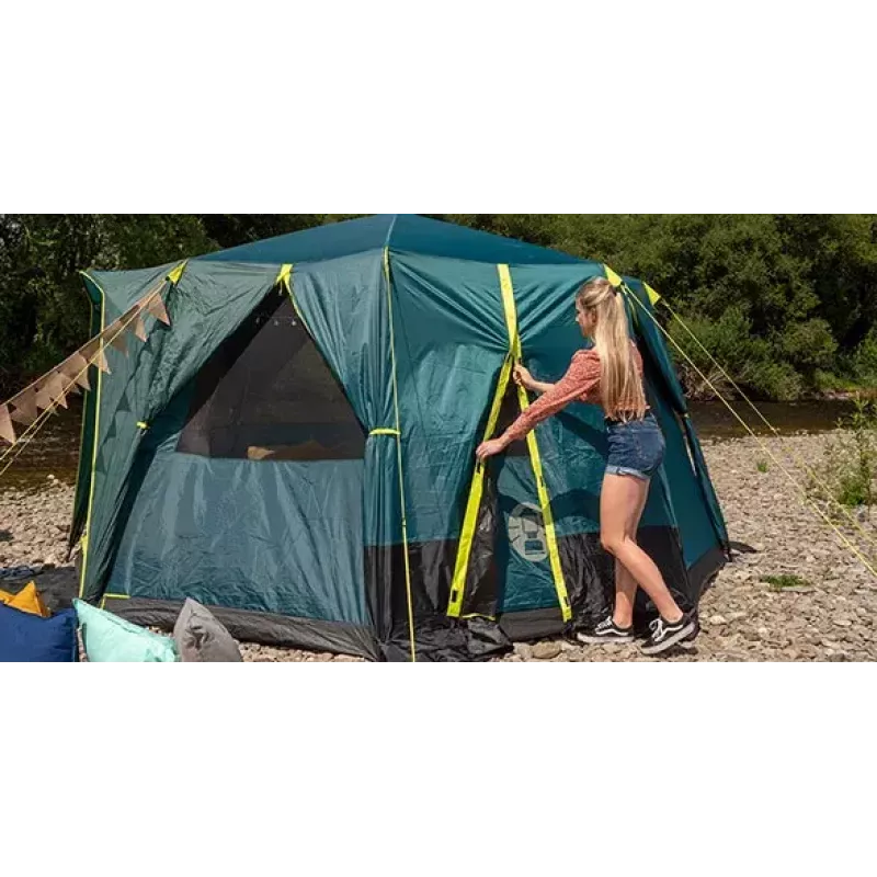 Tent Coleman Octagon Green Geltona
