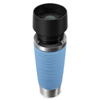 EMSA Travel Mug Waves Grande 500 ml mėlynas, nerūdijantis plienas