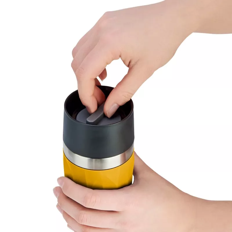EMSA Travel Mug Compact 300 ml Nerūdijantis plienas, Geltona