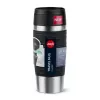 EMSA Travel Mug Waves 360 ml juodas nerūdijančio plieno kelioninis puodelis