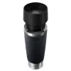 EMSA Travel Mug Classic N2022000 kelioninis puodelis 500 ml juodas, nerūdijantis plienas nerūdijantis plienas