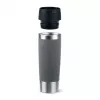 Kelioninis puodelis EMSA Classic Grande 500 ml — pilkas nerūdijantis plienas, silikoninis dangtelis, polipropileninis dangtis, Ø 8,3 cm × 240 mm