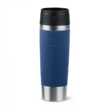 EMSA Travel Mug Classic N2022100 kelioninis puodelis 500 ml Juoda, Mėlyna, Nerūdijantis plienas Nerūdijantis plienas