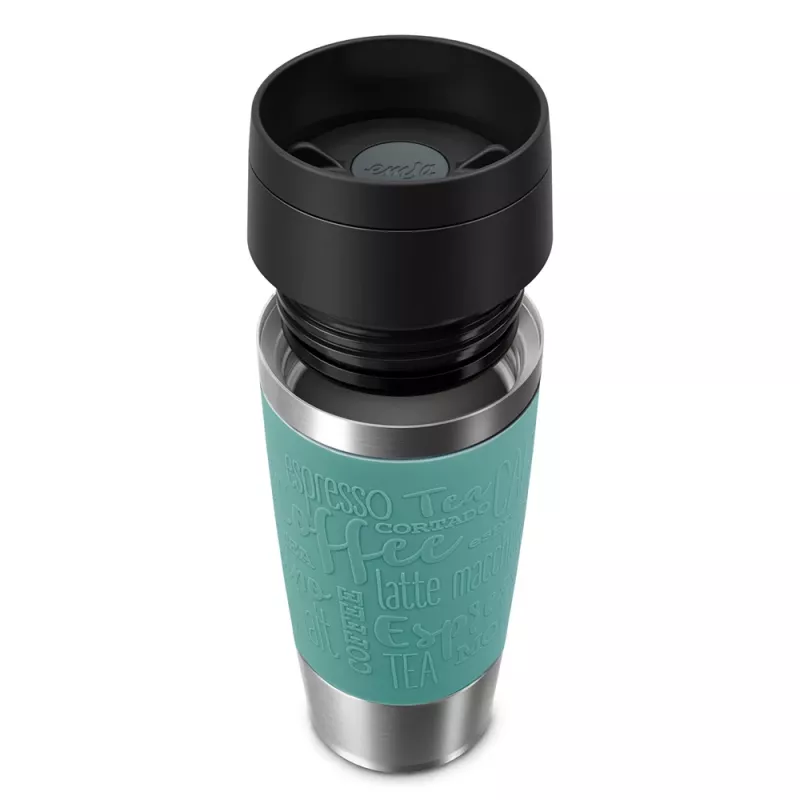 EMSA Travel Mug Classic 360 ml mėlyna nerūdijančio plieno kelioninis puodelis