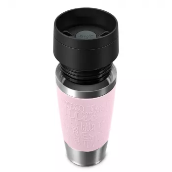 EMSA kelioninis puodelis Classic 360 ml rožinis nerūdijančio plieno kelioninis puodelis