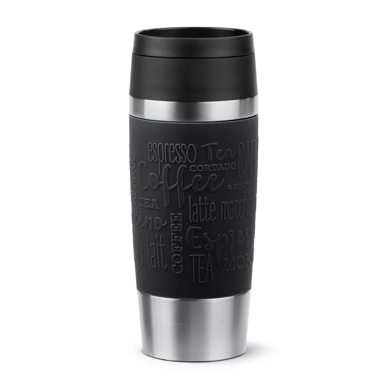 EMSA Travel Mug Classic N2020200 kelioninis puodelis 360 ml Juoda, Nerūdijantis plienas Nerūdijantis plienas