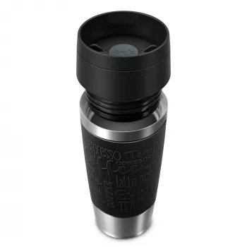 EMSA Travel Mug Classic N2020200 kelioninis puodelis 360 ml Juoda, Nerūdijantis plienas Nerūdijantis plienas