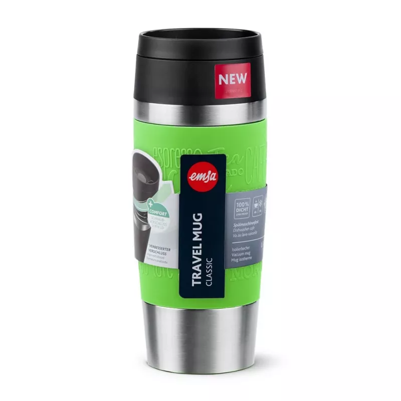 Termo puodelis EMSA TRAVEL MUG Classic 0,36 L žalios spalvos nerūdijantis plienas