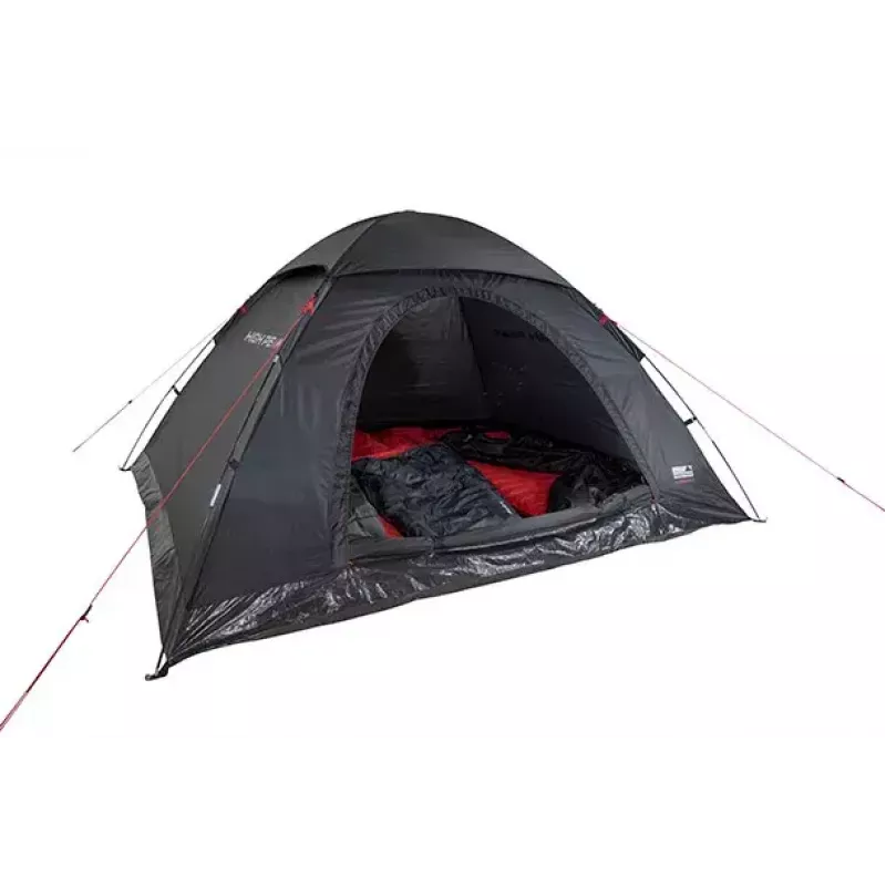 Kupolinė palapinė High Peak Monodome XL 4 asmenims juoda