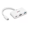 Lindy USB 3.2 Type C į HDMI keitiklis su USB Type A prievadu ir maitinimo tiekimu