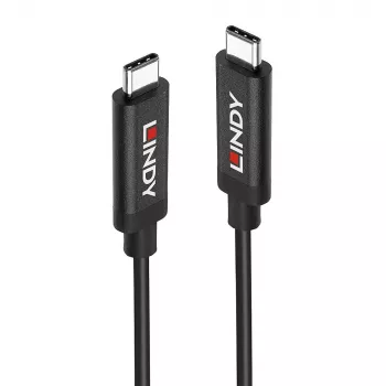 USB kabelis Lindy 3m USB 3.2 Gen 2 C/C Active kabelis