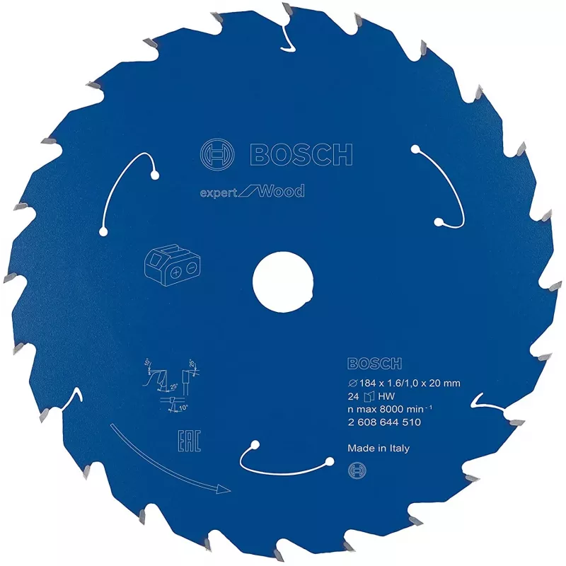 Diskinis pjūklo diskas Bosch 2608644510, skersmuo 18,4 cm, TCT, 1 vnt.