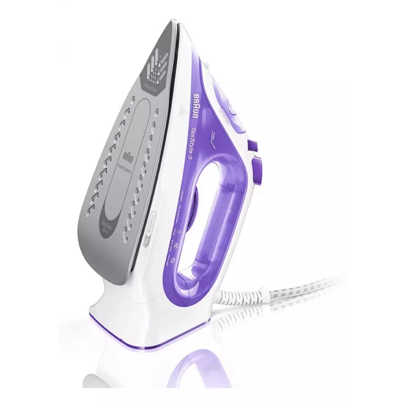 Braun TexStyle 3 SI3042VI garo lygintuvas Keraminis padas 2350 W Violetinė, Sidabrinė, Balta