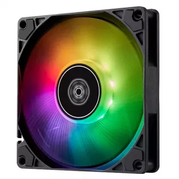 Ventiliatorius Sidabrinėstone Air Slimmer 90 ARGB 9,2 cm Juodas 500–2500 RPM
