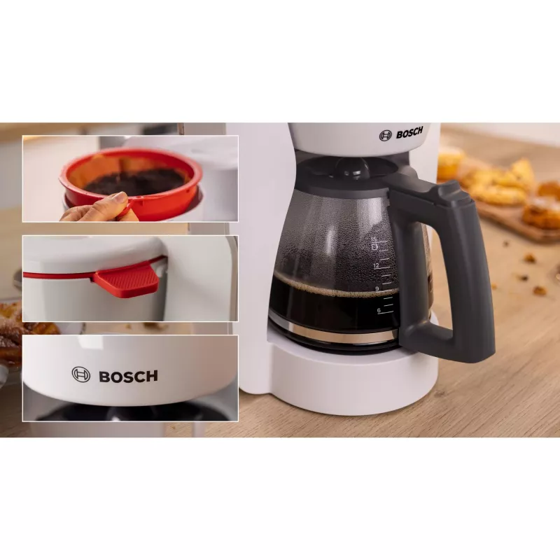 Bosch TKA3M131 kavos virimo aparatas Rankinis lašelinis kavos virimo aparatas 1,25 l