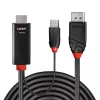 Lindy 2 m ilgio HDMI į DisplayPort kabelis HDMI USB Type-A DisplayPort