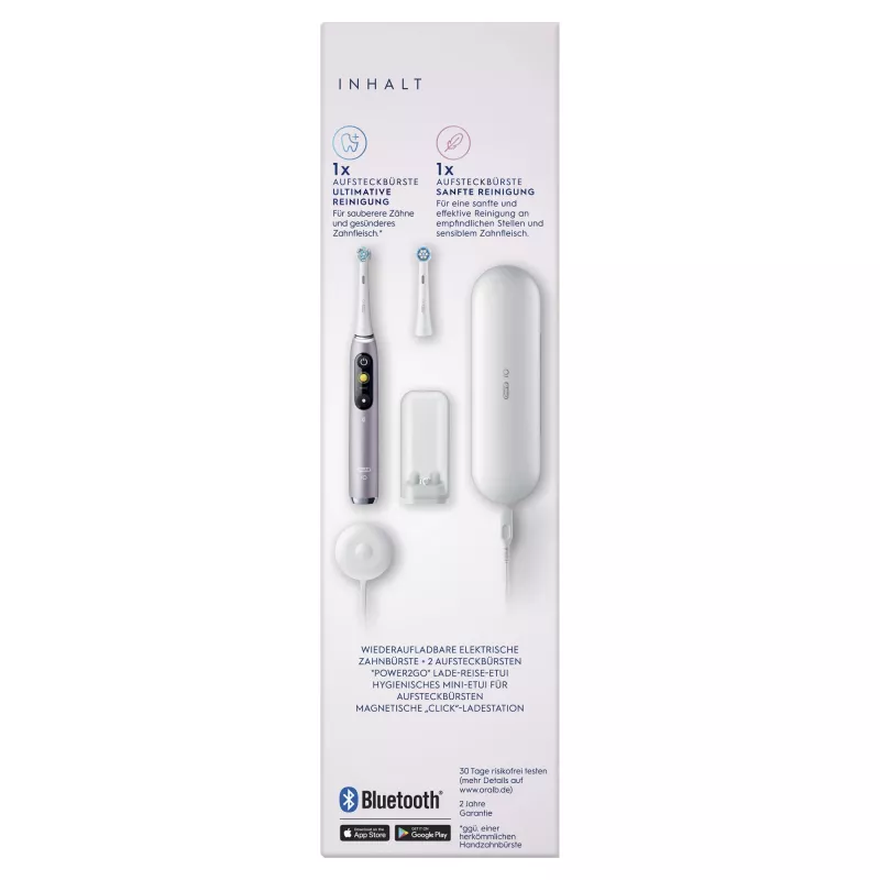 Oral-B iO Series 9n suaugusiems rotacinis-šveičiantis elektrinis dantų šepetėlis rožinis