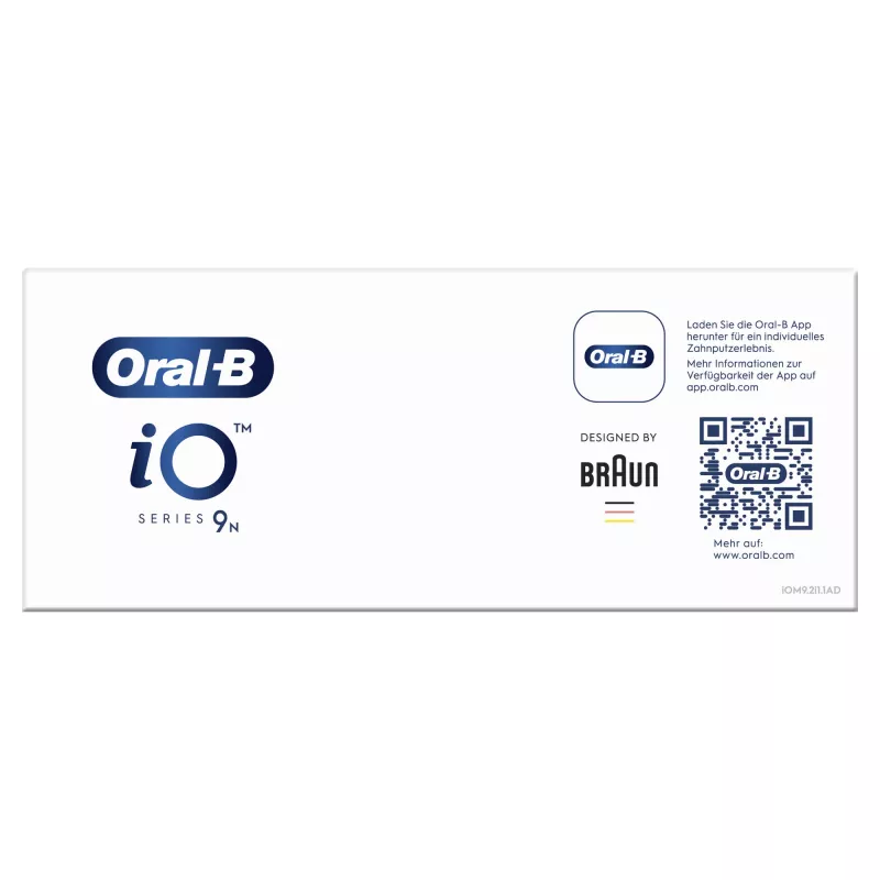 Oral-B iO Series 9n suaugusiems rotacinis-šveičiantis elektrinis dantų šepetėlis rožinis