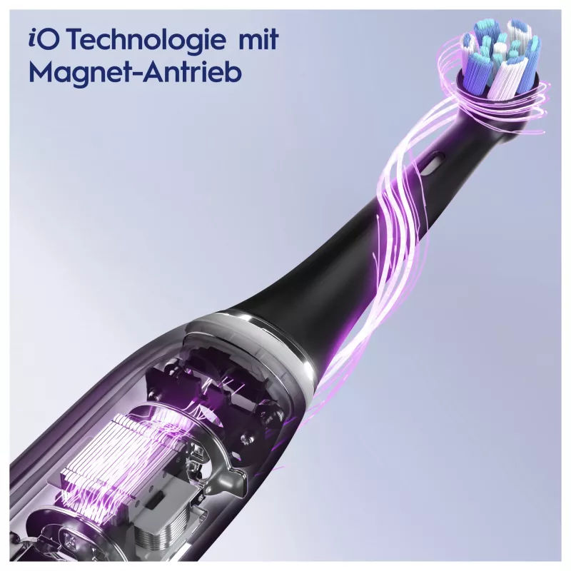 Oral-B iO Series 9n suaugusiems rotacinis-šveičiantis elektrinis dantų šepetėlis rožinis