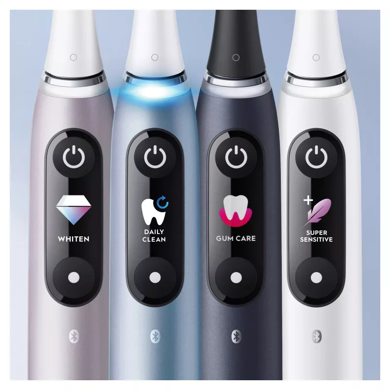 Oral-B iO Series 9n suaugusiems rotacinis-šveičiantis elektrinis dantų šepetėlis rožinis