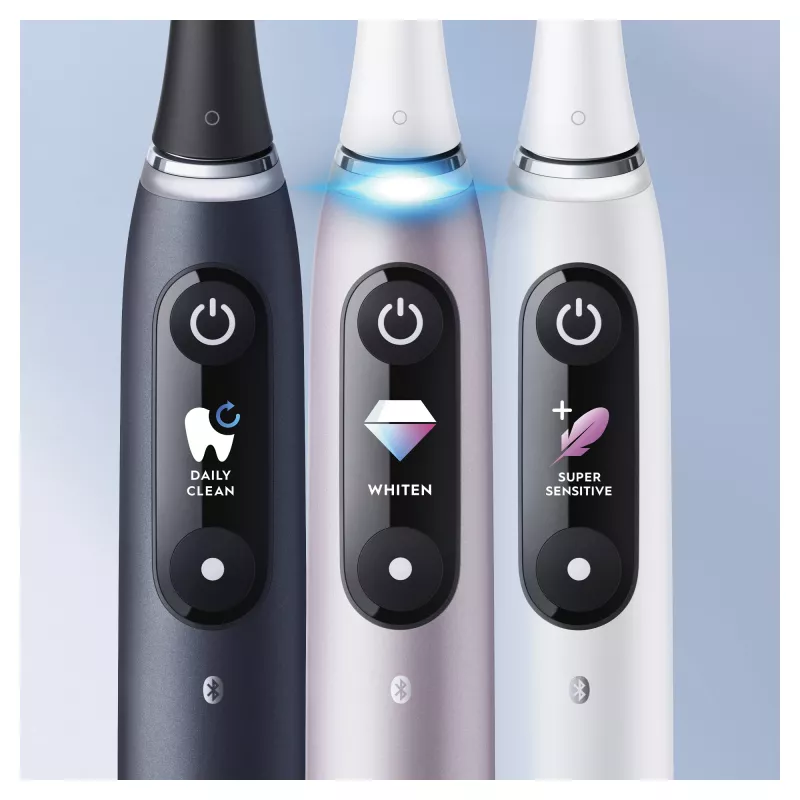 Oral-B iO Series 9n suaugusiems rotacinis-šveičiantis elektrinis dantų šepetėlis rožinis