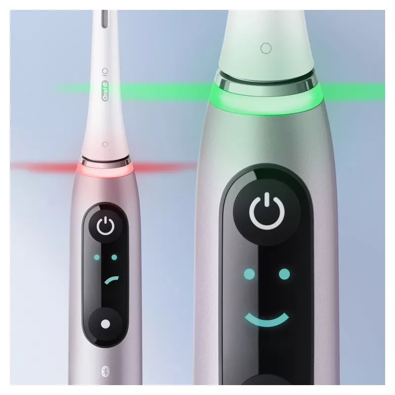 Oral-B iO Series 9n suaugusiems rotacinis-šveičiantis elektrinis dantų šepetėlis rožinis