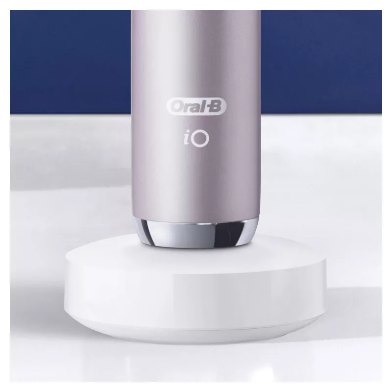 Oral-B iO Series 9n suaugusiems rotacinis-šveičiantis elektrinis dantų šepetėlis rožinis