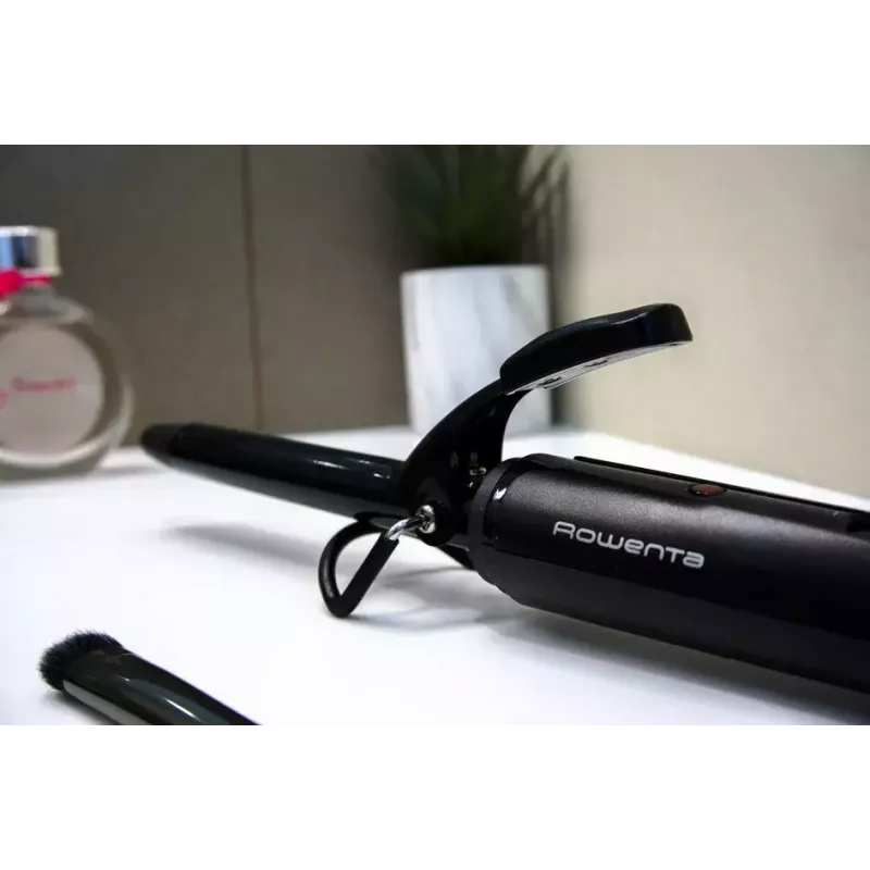 Rowenta Curler 2 CF2119 plaukų formavimo įrankis Garbanojimo žnyplės Šilta Juoda 25 W 1.8 m