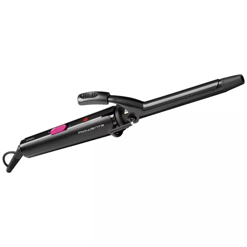 Rowenta Curler 2 CF2119 plaukų formavimo įrankis Garbanojimo žnyplės Šilta Juoda 25 W 1.8 m