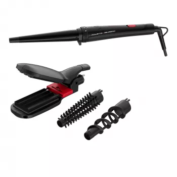 Rowenta Infinite Looks CF422L Garbanojimo lazdelė Šilta Juoda, Rožinė 48 W