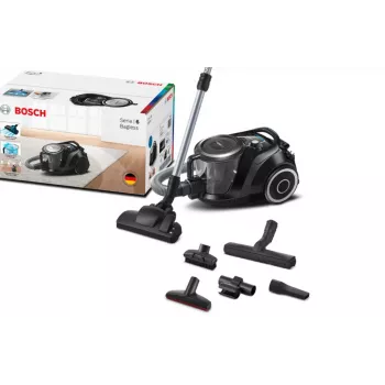 Bosch Serie 6 BGC41XSIL dulkių siurblys 2,4 l cilindrinis siurblys sausam valymui 700 W be maišelio