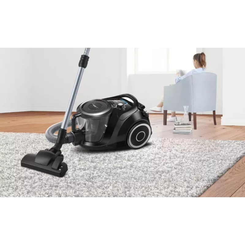 Bosch Serie 6 BGC41XSIL dulkių siurblys 2,4 l cilindrinis siurblys sausam valymui 700 W be maišelio