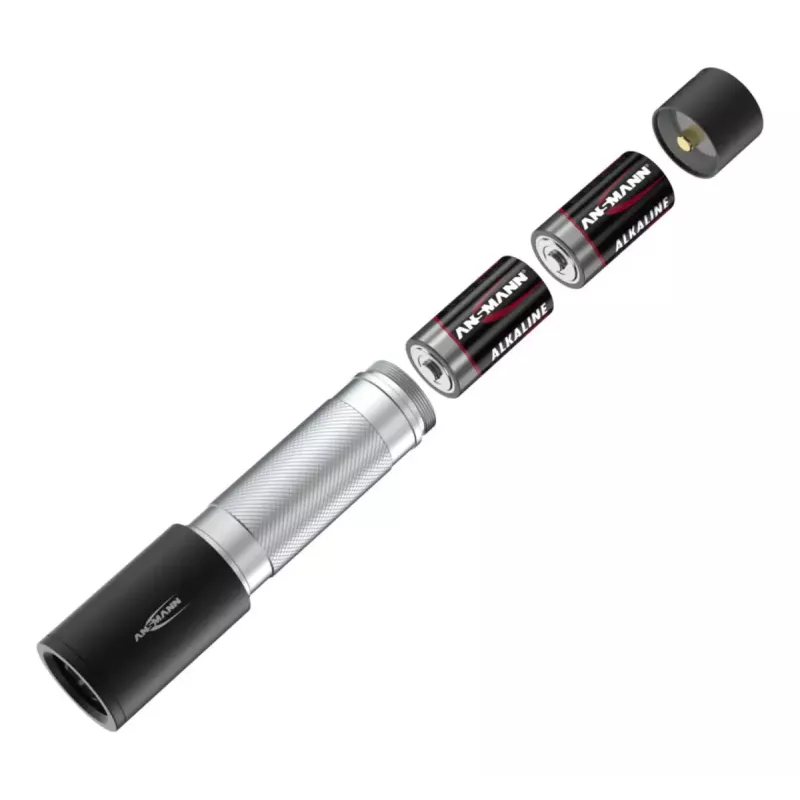 Universalus žibintuvėlis Ansmann Daily Use 300B juodas sidabrinis LED 5 W IPX4