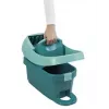 Šlavimo sistemos kibiras Leifheit 55076 — ergonominis gręžiklis, didelė talpa, žalias