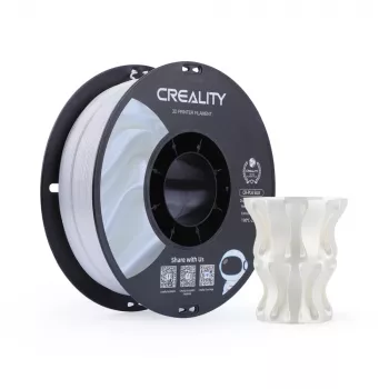 CREALITY 3D Filamentas PLA Šilkas Baltas 1.75mm 1kg