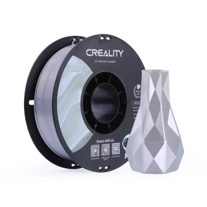 CREALITY 3D filamentas PLA Silk Sidabrinė 1,75 mm 1 kg