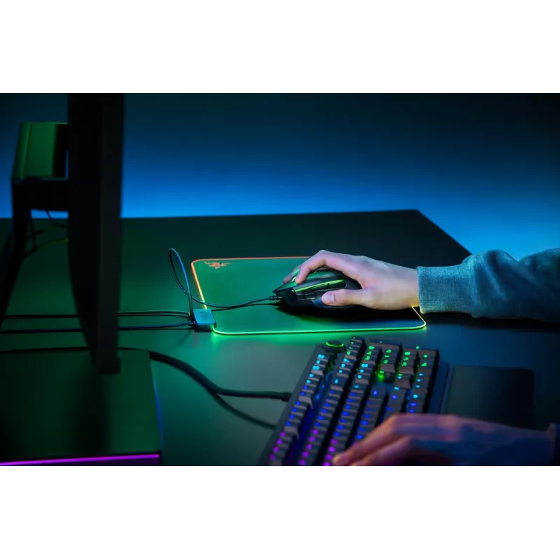 RAZER Firefly V2 žaidimų pelės kilimėlis, juodas