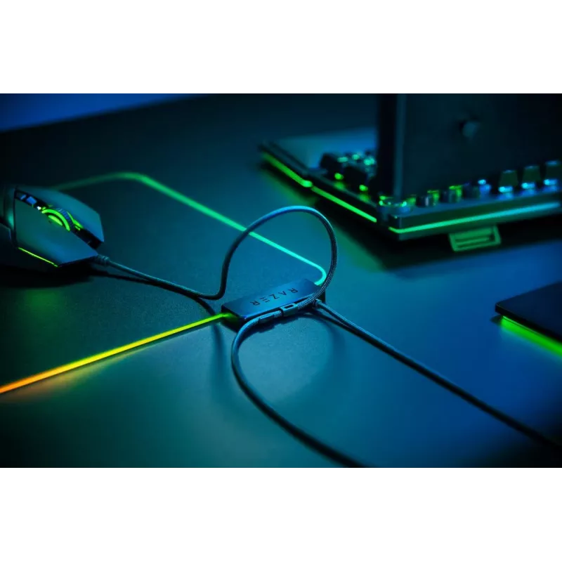 RAZER Firefly V2 žaidimų pelės kilimėlis, juodas